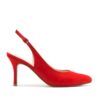 Zapatos sin talón color rojo RALLYS