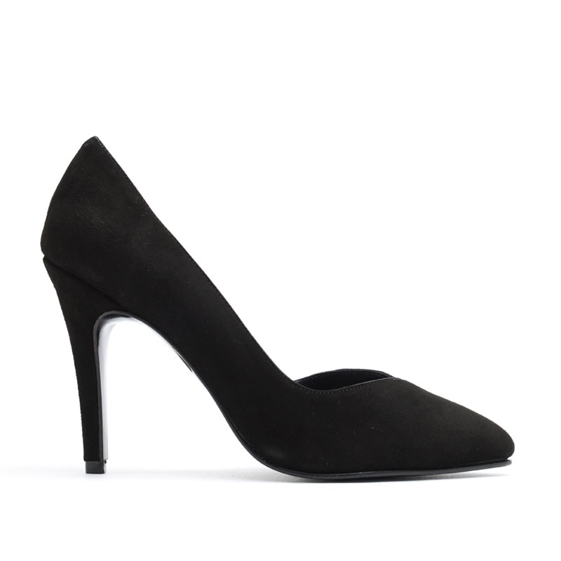 Stilettos de gamuza color negro - RALLYS Envíos a todo país