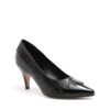 Stilettos cuero grabado negros RALLYS
