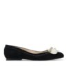 Ballerinas de gamuza negra RALLYS