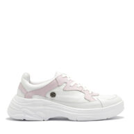 Zapatillas blancas y rosa
