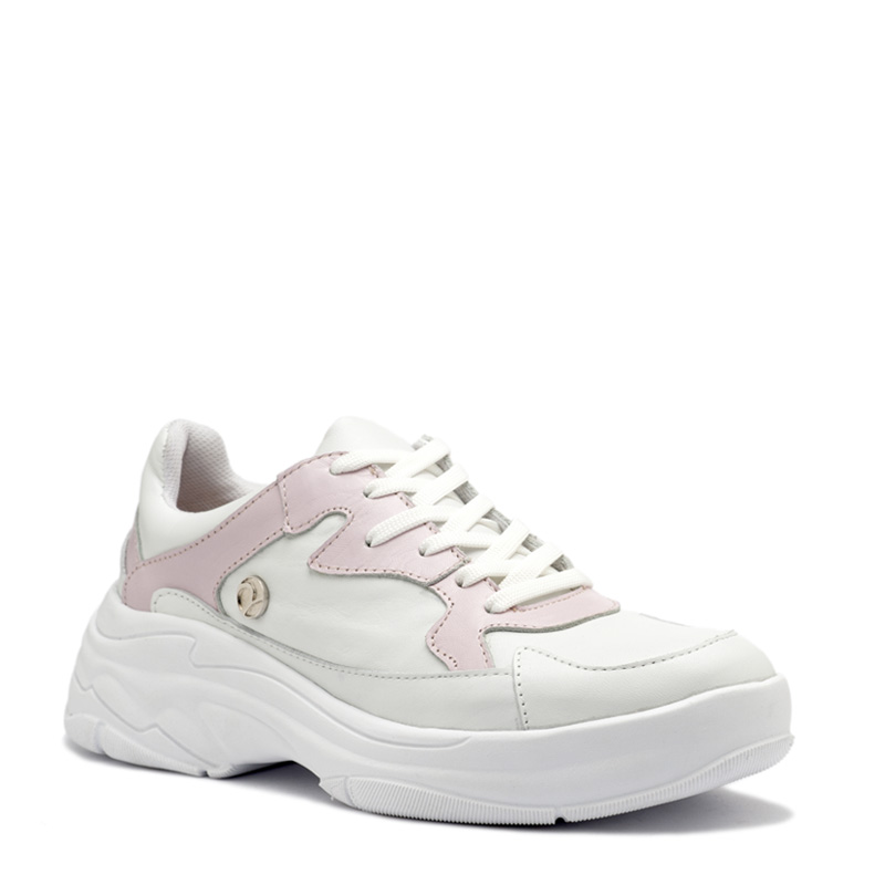 Zapatillas blancas y rosa RALLYS