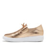 Zapatillas sin cordones color oro