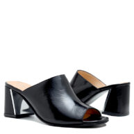 Zuecos taco alto negro mujer RALLYS