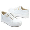 Zapatillas en cuero blanco RALLYS