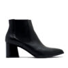 Botas en cuero y charol