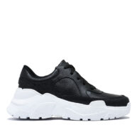 Zapatillas negras base alta Mujer RALLYS