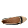 Chatitas matelasse negro beige RALLYS