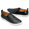 Panchas cuero matelasse negras RALLYS