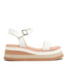 Sandalias blancas con plataforma