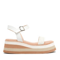 Sandalias blancas con plataforma