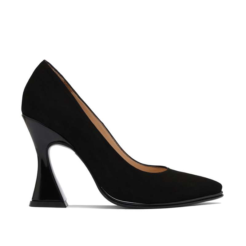 sitio Escribir Gama de Zapatos stilettos negros de gamuza - RALLYS