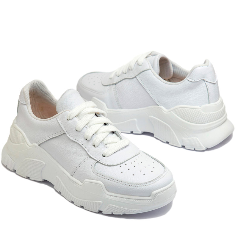 Zapatillas blancas de cuero - RALLYS