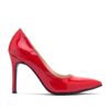Zapatos Stilettos en charol rojo para mujer