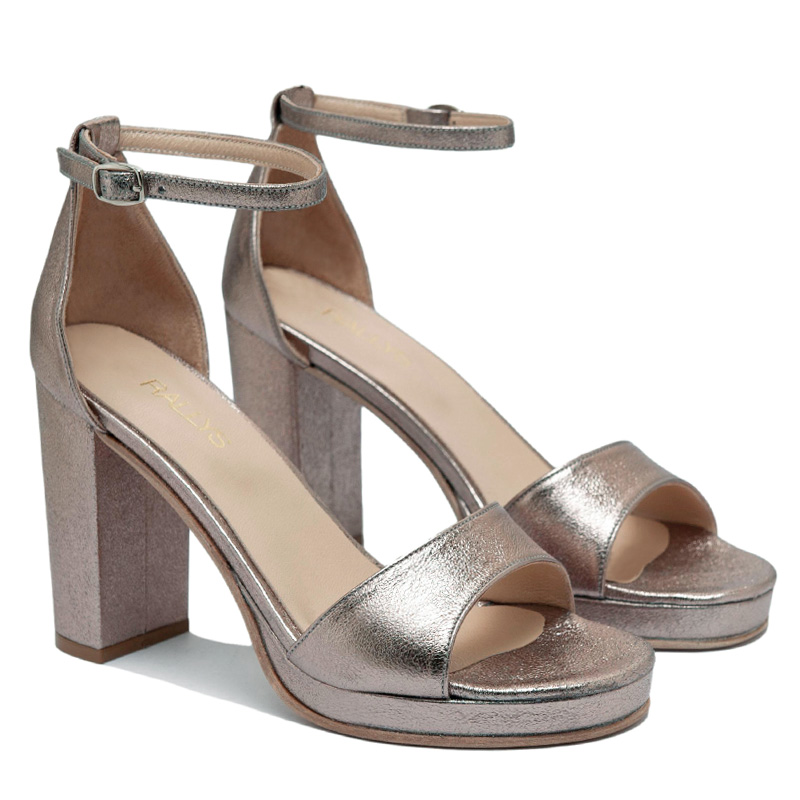 Zapatos color top peltre fiesta