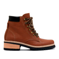 Borcegos color suela para mujer