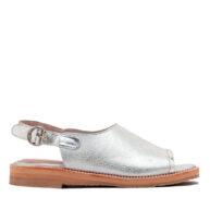 Sandalias bajas color plata