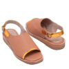 Sandalias bajas color camel