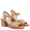 Sandalias color camel para mujer