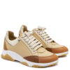 Zapatillas color suela beige combinadas para mujer
