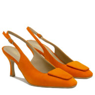 Zapatos naranja con aplique RALLYS