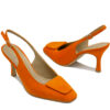 Zapatos naranja con aplique RALLYS