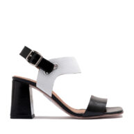 Sandalias negras y blancas RALLYS