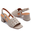 Sandalias beige con ojales RALLYS