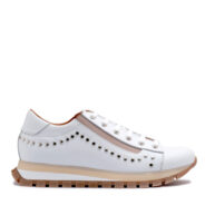 Zapatillas blancas con tachas RALLYS