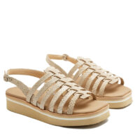 Sandalias bajas color beige RALLYS