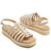 Sandalias bajas color beige RALLYS