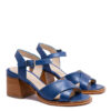 Sandalias de cuero color azul RALLYS