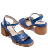 Sandalias de cuero color azul RALLYS