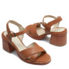 Sandalias de cuero color suela RALLYS