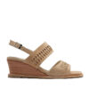 Sandalia beige taco chino RALLYS