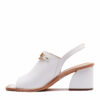 Sandalias blancas con estribo RALLYS