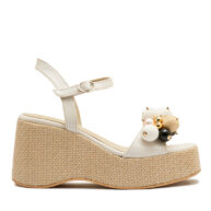 Sandalias color beige con aplique RALLYS