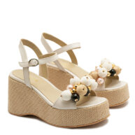 Sandalias color beige con aplique RALLYS