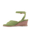 Sandalias de cuero verde RALLYS