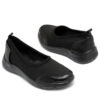 Zapatillas negras elastizadas