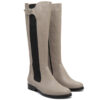 Botas largas color beige