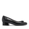 Escotado de charol negro con moño RALLYS 26581