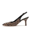 Zapato de cuero animal print y charol negro RALLYS 26594-2