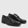 Zapato acordonado de cuero negro RALLYS - 26554