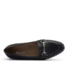 Mocasin de cuero negro con tachitas RALLYS