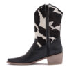 Texana de cuero vacuno blanco y negro RALLYS 26585-2