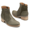 Bota corta de cuero gastado verde