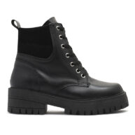 Borcego negro con caña acolchada RALLYS - 26598
