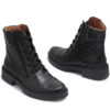 Borcego negro de cuero matelase con cierrre RALLYS 26602