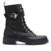 Borcego negro de cuero con cierrre RALLYS - 26617